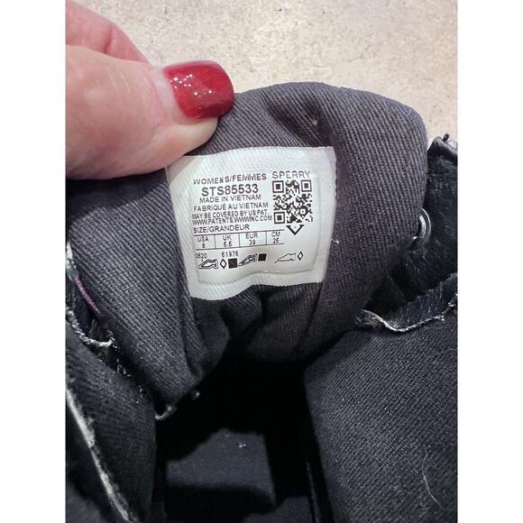 Sperry Topsider Blue Saltwater Kick Back Plaid Quilted Duck Boots 8 Waterproof - Picture 7 of 7